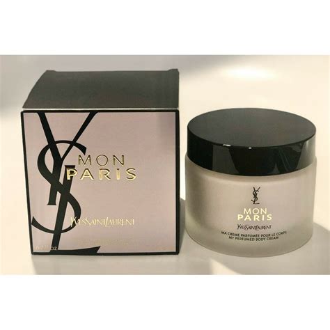 ysl mon paris body cream